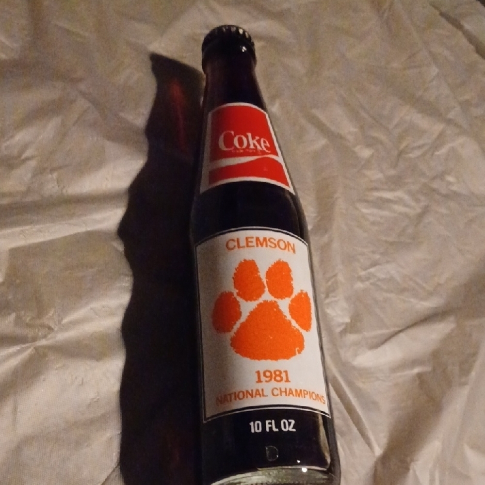 - Coke Clemson 1981 National Champions Bottle